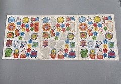 Hallmark 1979 Vintage Sticker Sheet Lot Cute Colorful Planner Calendar 70s Style