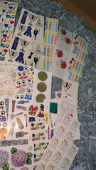 Lot Vintage Stickers For Scrapbooking Frances Meyer 5 Full Packs Lits Of Mods