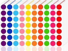 3500 Pieces Dot Stickers, 3/4 inch Color Coding Labels, 10 Color Circle Price St