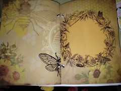 Honey Bee Junk Journal Scrapbook USA Seller