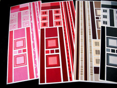 Red/Pink &Brown/Black Gr Lengths, Season to Season, Formal, Creative Memories.