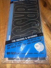Decal-3218 Permanent Adhesive Vinyl Letters, Black, 95 Pack Vintage Duro Prop