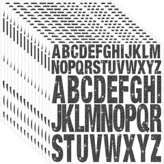 15 Sheets Letter Stickers 780 Pcs Glitter Capital Letters Large Self-Adhesive Vi