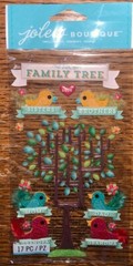 RARE Jolees Family Tree Sisters Brothers Mom Dad Grandma Grandpa Genealogy Birds