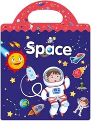 Space Sticker Book for Kids – 33+ Reusable Stickers For Toddler Travel, Ages 1-8