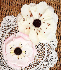 BEAUTY WV – 2 Flower Pk – PINK & IVORY Colours 80-100mm Manor House ConA