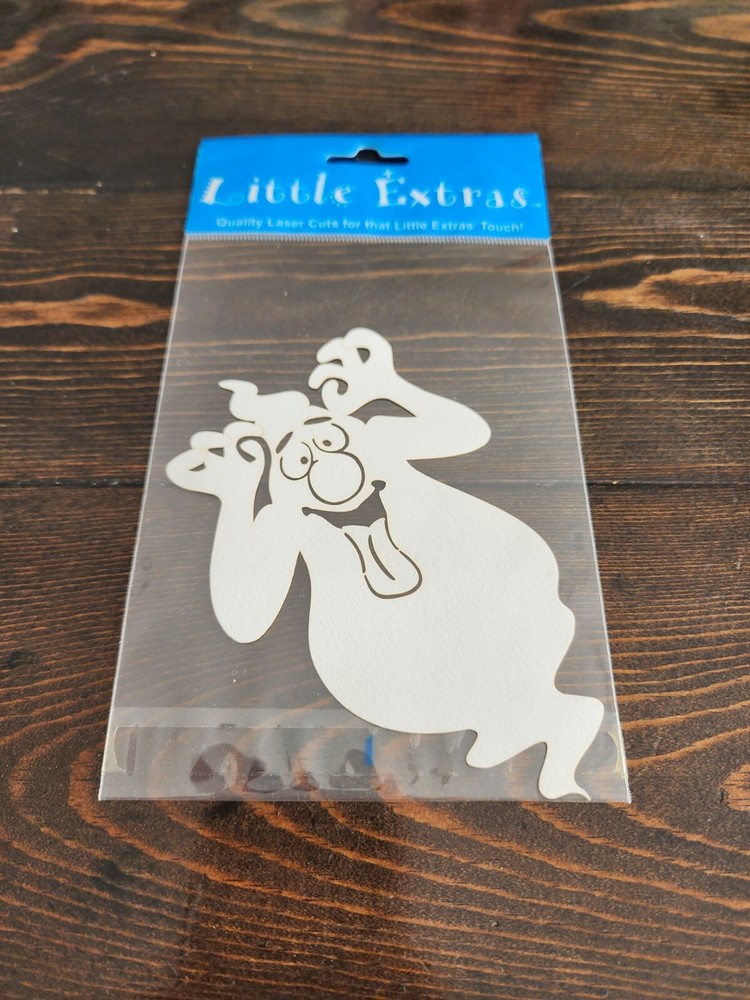 Ghost Halloween Die Cut Laser Cut New Little Extras Scrapbooking – Retired #23