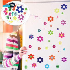 12 Sheets Daisy Stickers 96 Pcs Retro Hippie Flower Car Decals Self Adhesive