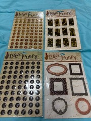 K&Company Stickers & Metal Art lot (see description for details)