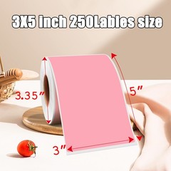 3 x 5 Inch 250Pcs Rectangle Color Coding Stickers,Strong Adhesion, Easy to Wr…