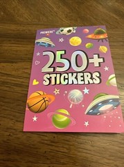 Premiere Sticker Book 250+ Stickers Food and Fun Themes Kawaii Sticker Album