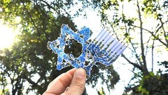 Pack of 2 – 3″ Jewish Star of David & Menorah Stickers VINYL STICKERS 3 inches
