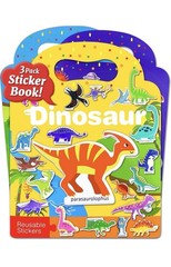 Benresive Reusable Sticker Books for Toddlers, 3 Sets Travel Stickers for Kids