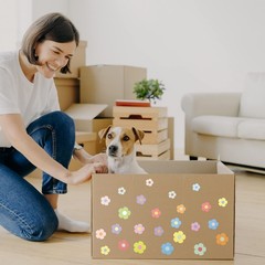 630 Pcs Mini Daisy Stickers Bulk Small Flower Stickers Pastel Flower Decal De…