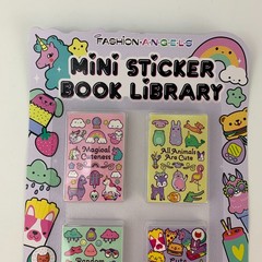 Mini Miniature Sticker Book Library 200+ Stickers Magical Cuteness Animals NEW