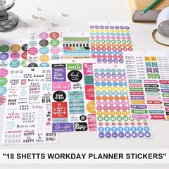 Planner Stickers Pack – 1300+ Unique Planner Stickers on 28 Sheets, The Ultim…