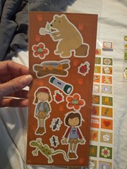 Lot of Girl Scout Scrapbook Stickers – Camping – Activity Kit