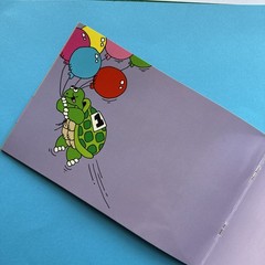 Vintage 80s TREND Sticker Book Saver Album 1983 I Love Stickers Pig & Balloons
