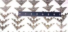 86 PCS Vintage Metal Book Corner Protectors for Scrapbooking Albums filigree lot