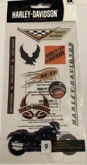 2007 EK Success Harley Davidson Scrapbook Flat Stickers Motorcycle