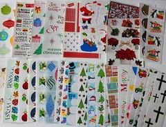 Mrs. Grossman sticker sheet You Choose – Christmas Holiday Winter A