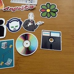 Retro Y2K Millennial Internet Icon Sticker Pack, 90s Kids, Waterproof Vinyl