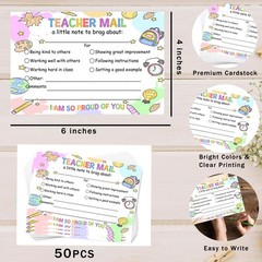 Teacher Mail Notices To Parents Classroom Supplies Mailing Letters 50 PCS