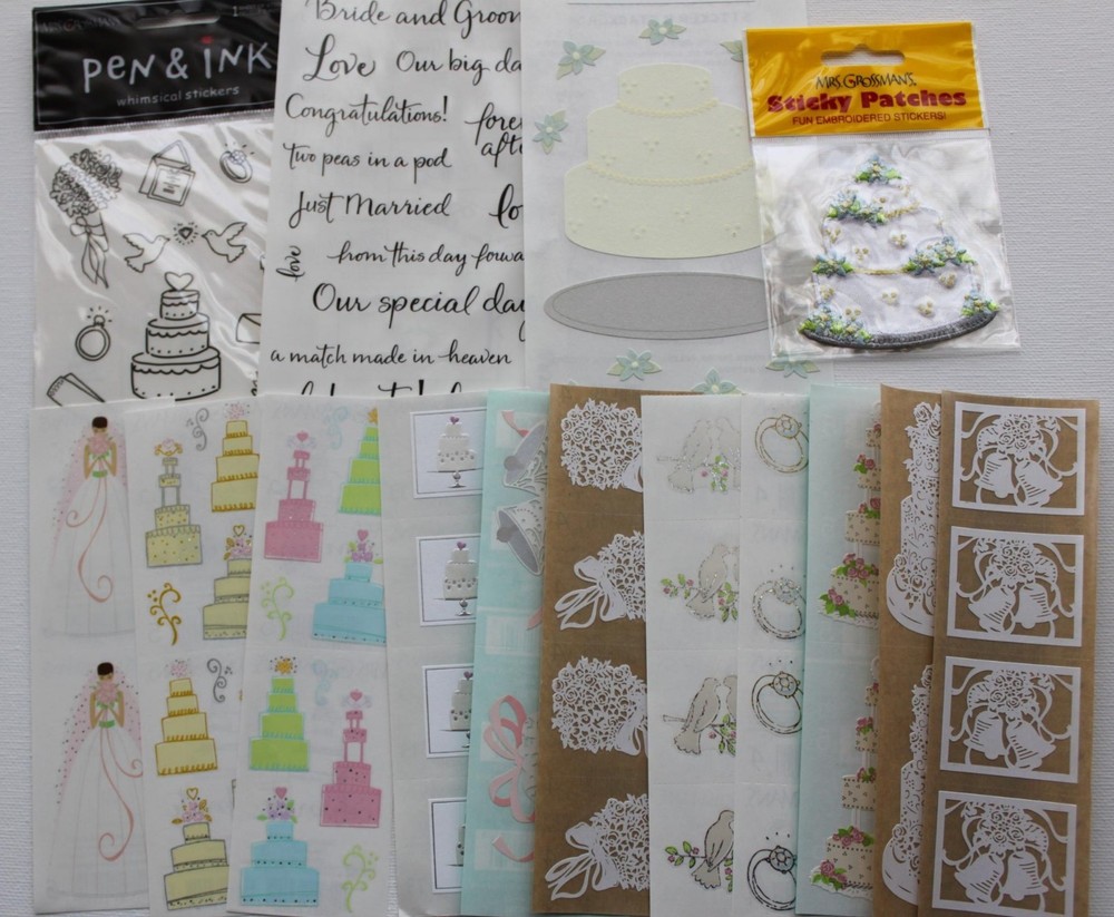 Mrs. Grossman sticker sheet You Choose – Wedding