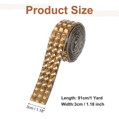 Crystal Adhesive Tape 1.18 inch x 1 yard, Brown