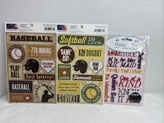Lot of 27 Assorted Random Packages of New Scrapbooking Stickers Jolees Sticko