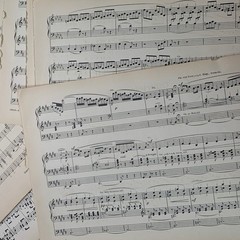 40+ Vintage Sheet Music Dictionary Pages for Scrapbooking Card Making Craft Lot