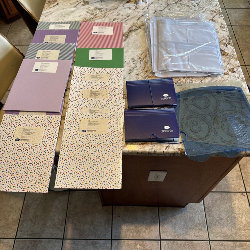 HUGE Lot Of Scrapbooking Photo Mounting Paper The Creative Memories Collection