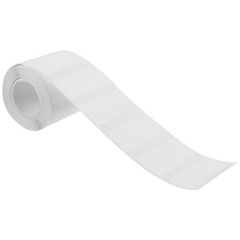 1 Pack Reusable Self Adhesive Bottle Label Stickers White PVC for Home Storage