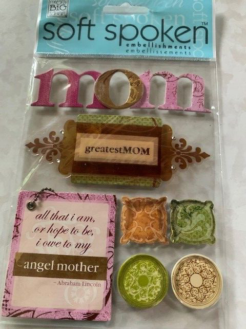 SOFT SPOKEN ME & MY BIG IDEAS 3D STICKERS HAPPY BIRTHDAY RENEE- MOM