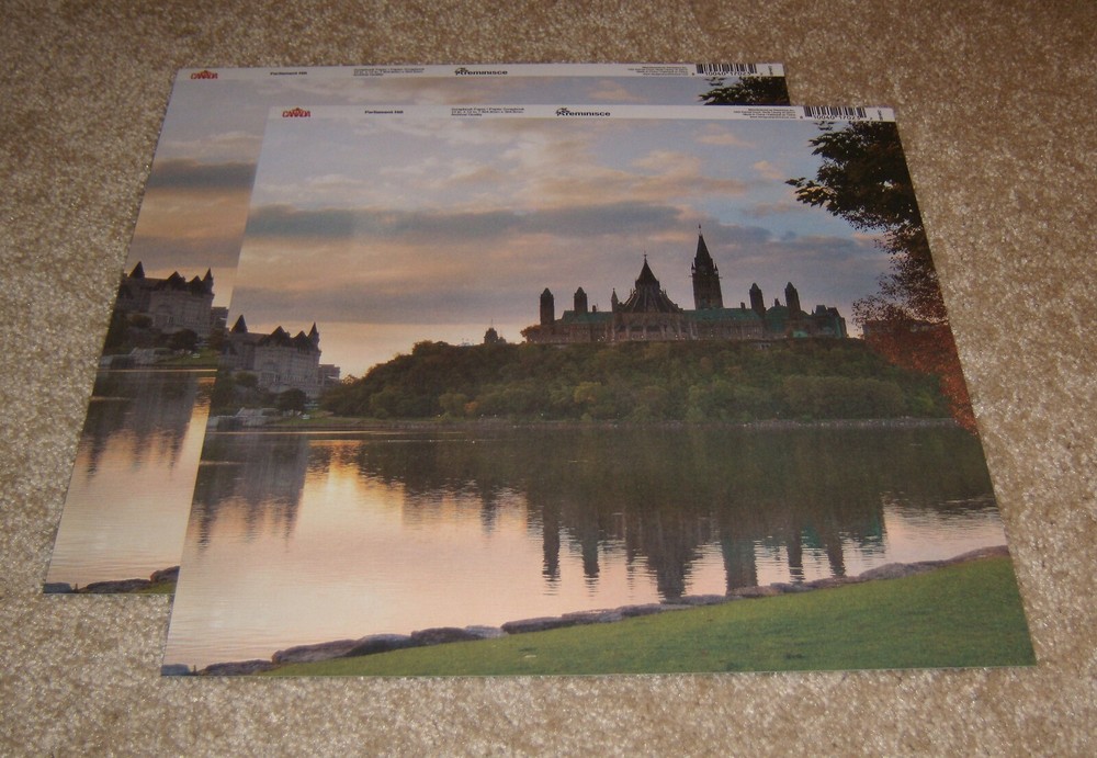Reminisce Design 12×12 Double Sided Paper (2) ~ Travel…Canada Parliament Hill