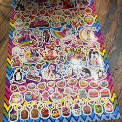 Lisa Frank Sticker Book 5 Sticker Sheets 600 Stickers Bendon Aged 3+ NEW 2019