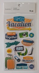 Family Vacation Travel Scrapbooking Stickers by Recollections