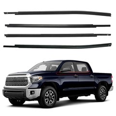 Window Molding Trim Seal for 2007-2019 Toyota Tundra Crewmax Cab(4 Full-Size …