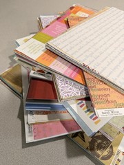 Scrapbooking supplies lot 12 x 12  200+ Sheets With Various Embellishments