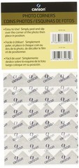 Self-Adhesive Photo Corners Black (Pack Of 252)