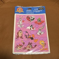 Hallmark Sticker Package Looney Tunes 4 Sheets 1998 New Sealed Vintage