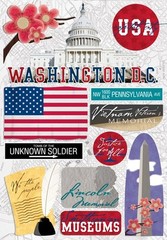 Washington DC Scrapbooking Stickers Acid Free Archival Quality 12 Designs