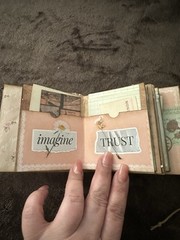 Handmade Junk Journal Mini Brown “Enjoy Your Life” #0774