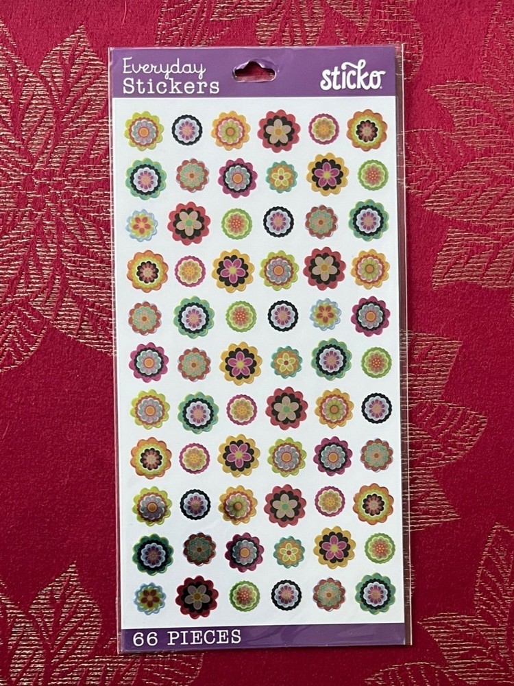 YOU CHOOSE – NEW – STICKO FLOWERS BUGS & BUTTERFLY STICKERS – SOME RARE