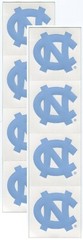 University of North Carolina TARHEELS 8/pk NCAA Logo Scrapbook Stickers