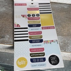The Paper Studio Floral Planner Stickers Petals + Blooms 8 Sheets, 339 pcs New