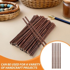 50Pcs Reusable Coffee Wood Sticks for Craft DIY Rustic Driftwood and Boho Decor