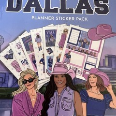 Rongrong DALLAS TX Planner Sticker Pack Texas Sealed New
