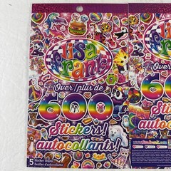 Lisa Frank Sticker Book Over 600 Stickers 5 Sheets Official Lisa Frank Lot of 2