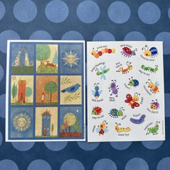 Vintage 80s 90s Y2K Hallmark AGC + Stickers 25 FULL SHEETS Characters Foil Heart